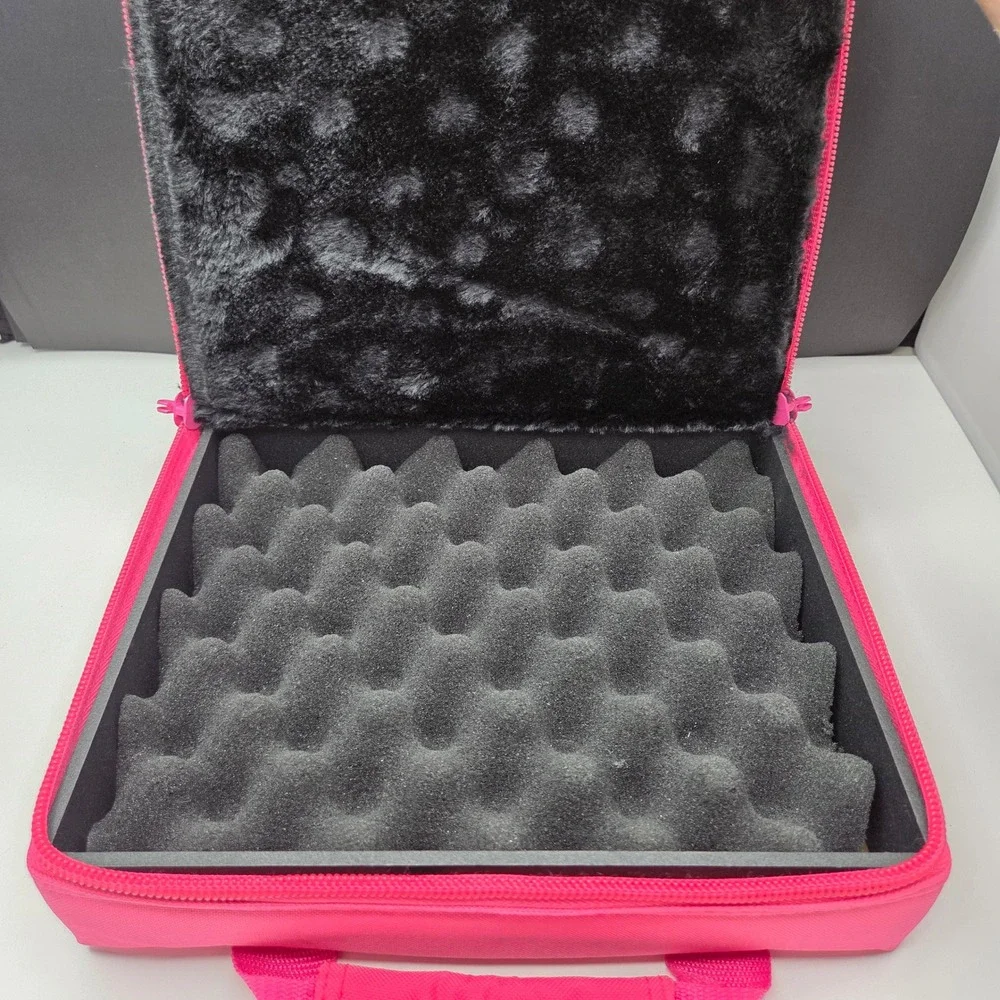 Bulldog Cases Padded Carrying Case Pink Nylon Foam Lined Travel Bag G7